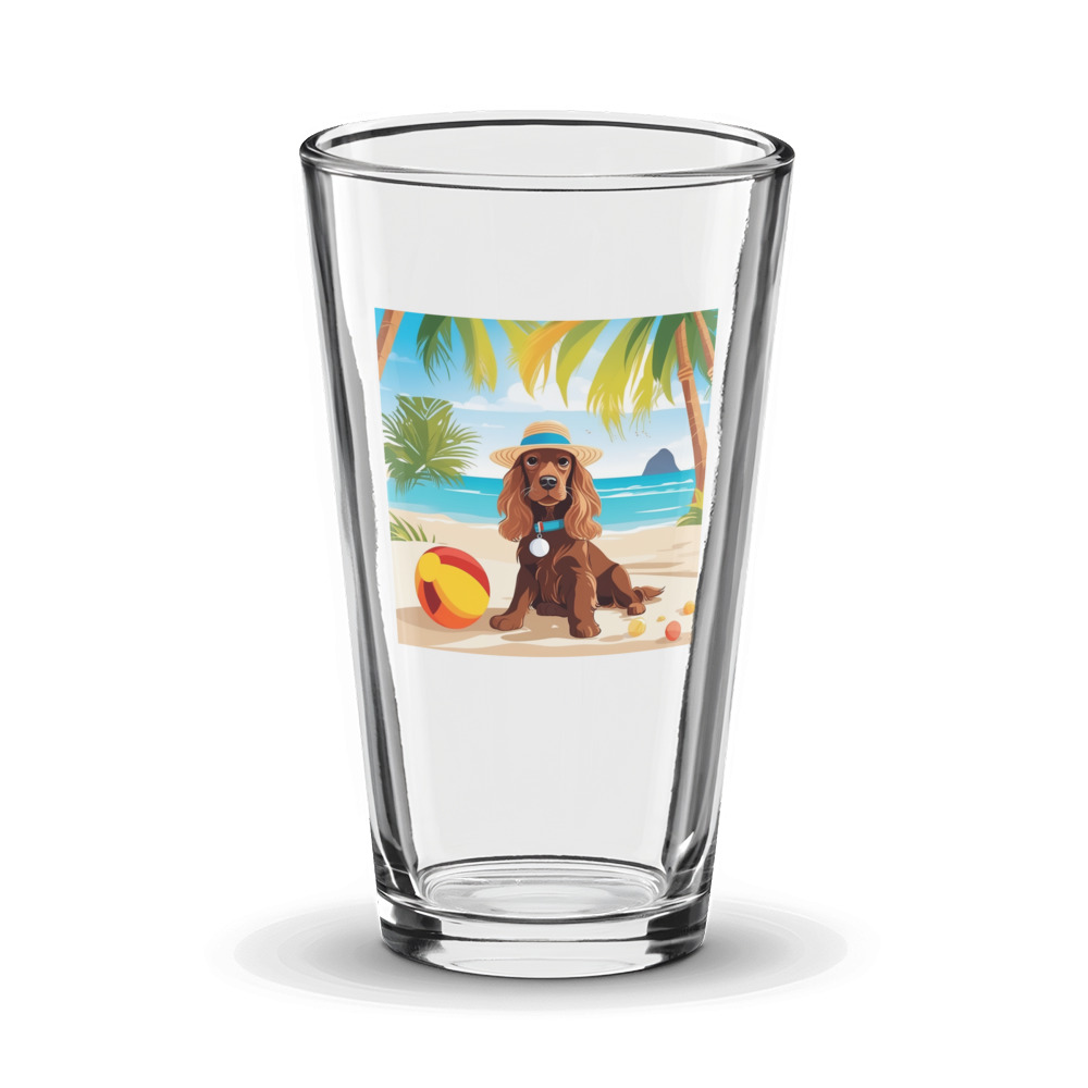 PugMug Custom Cocker Spaniel Glass Tumbler