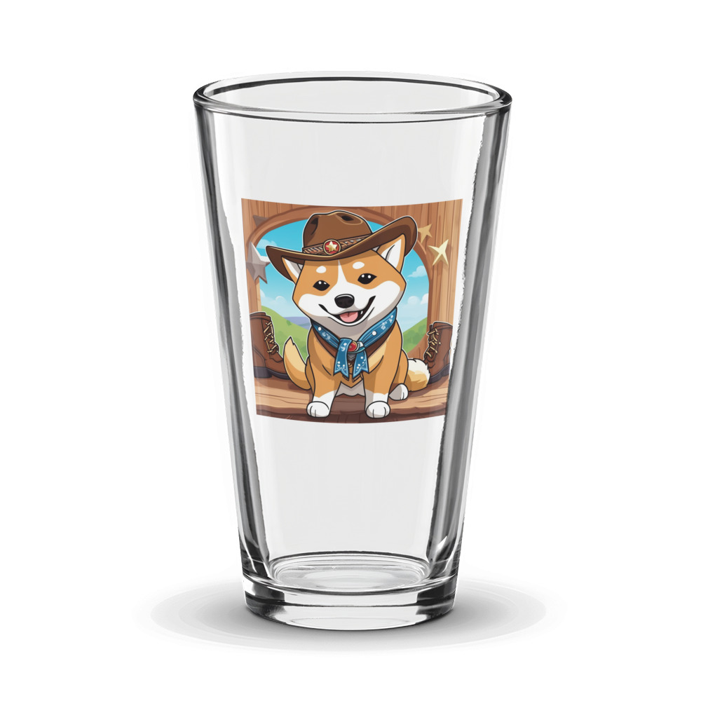 PugMug Custom Shiba Inu Glass Tumbler