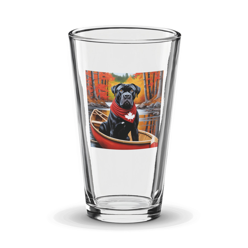 PugMug Custom Cane Corso Glass Tumbler