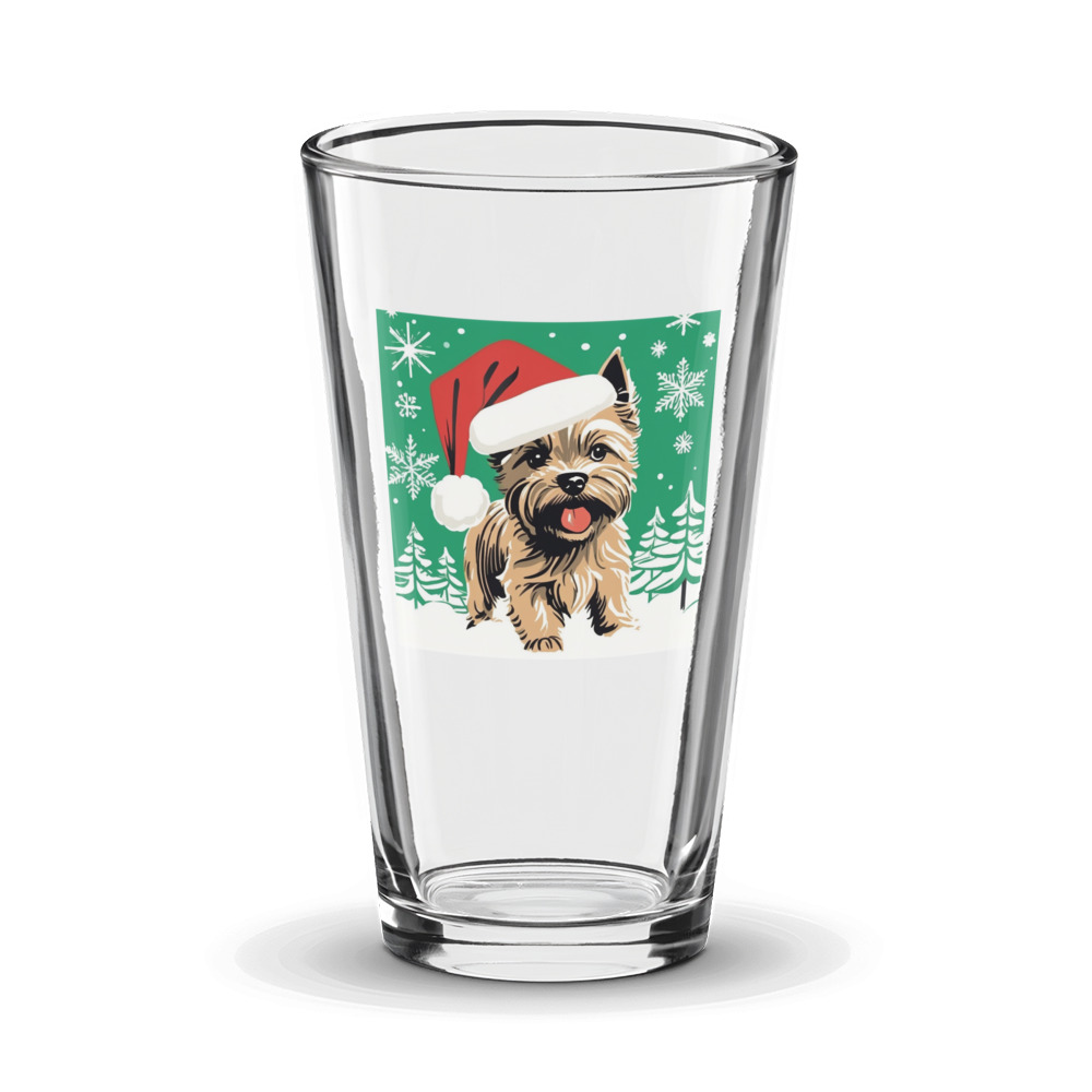 PugMug Custom Cairn Terrier Glass Tumbler