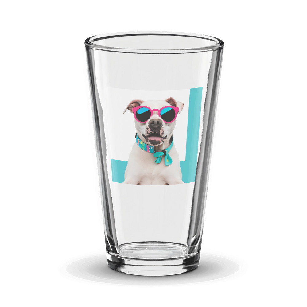 PugMug Custom Melody Glass Tumbler