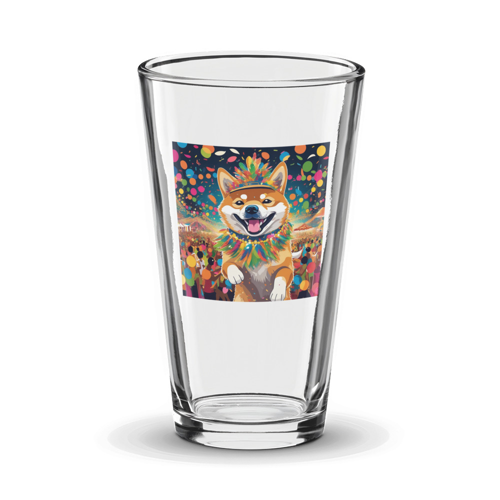 PugMug Custom Shiba Inu Glass Tumbler