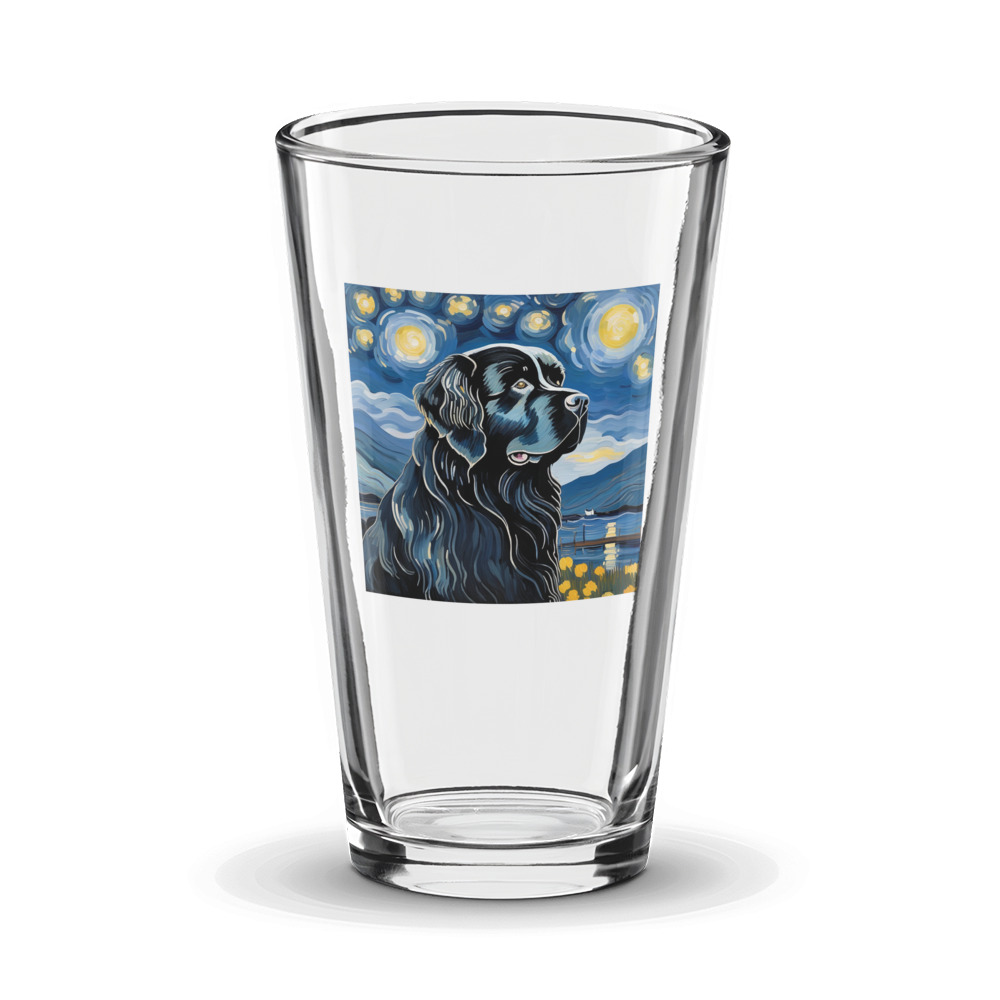 PugMug Custom Newfoundland Glass Tumbler