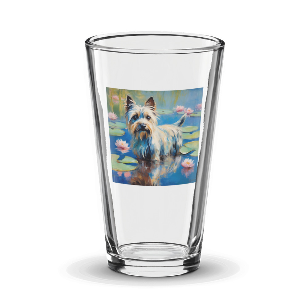 PugMug Custom Cairn Terrier Glass Tumbler