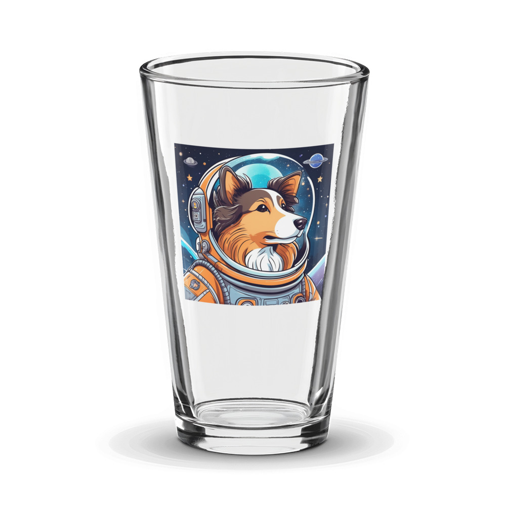 PugMug Custom Shetland Sheepdog Glass Tumbler