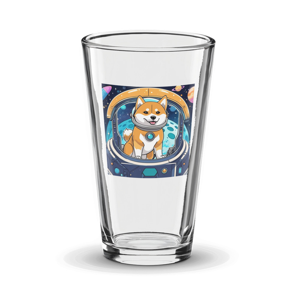 PugMug Custom Shiba Inu Glass Tumbler