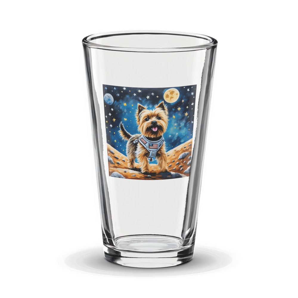PugMug Custom Cairn Terrier Glass Tumbler