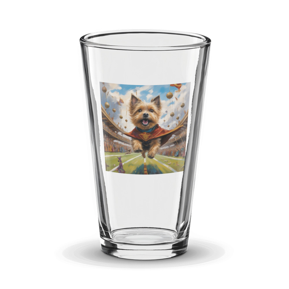PugMug Custom Cairn Terrier Glass Tumbler