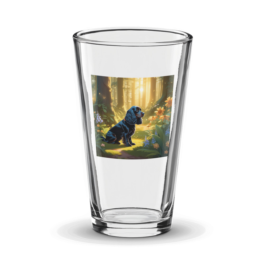 PugMug Custom Cocker Spaniel Glass Tumbler