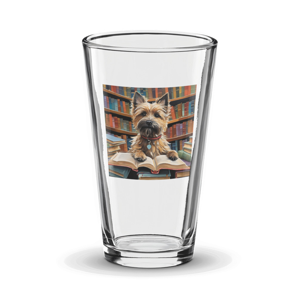 PugMug Custom Cairn Terrier Glass Tumbler
