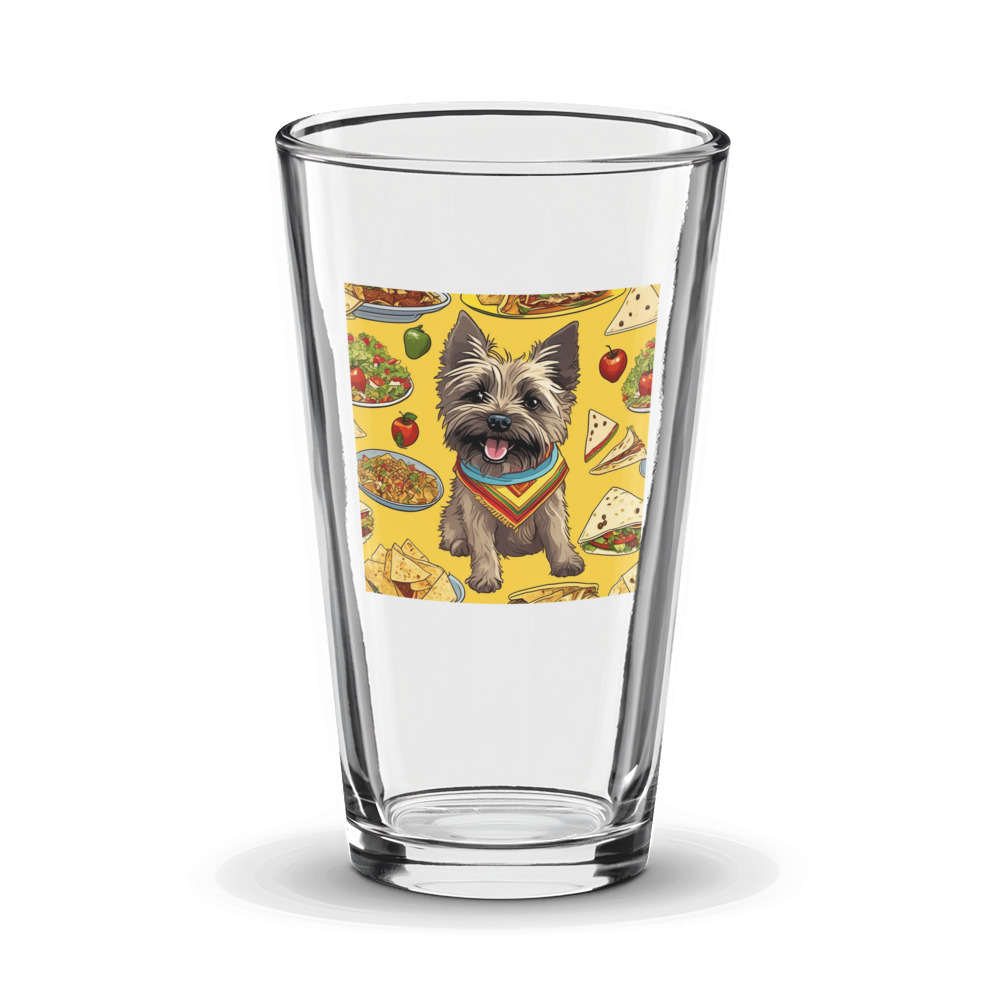PugMug Custom Cairn Terrier Glass Tumbler
