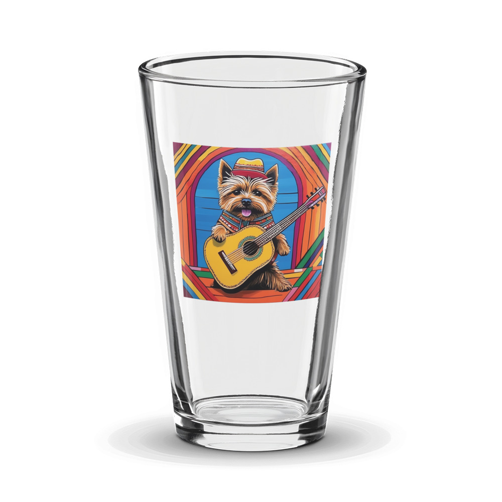 PugMug Custom Cairn Terrier Glass Tumbler