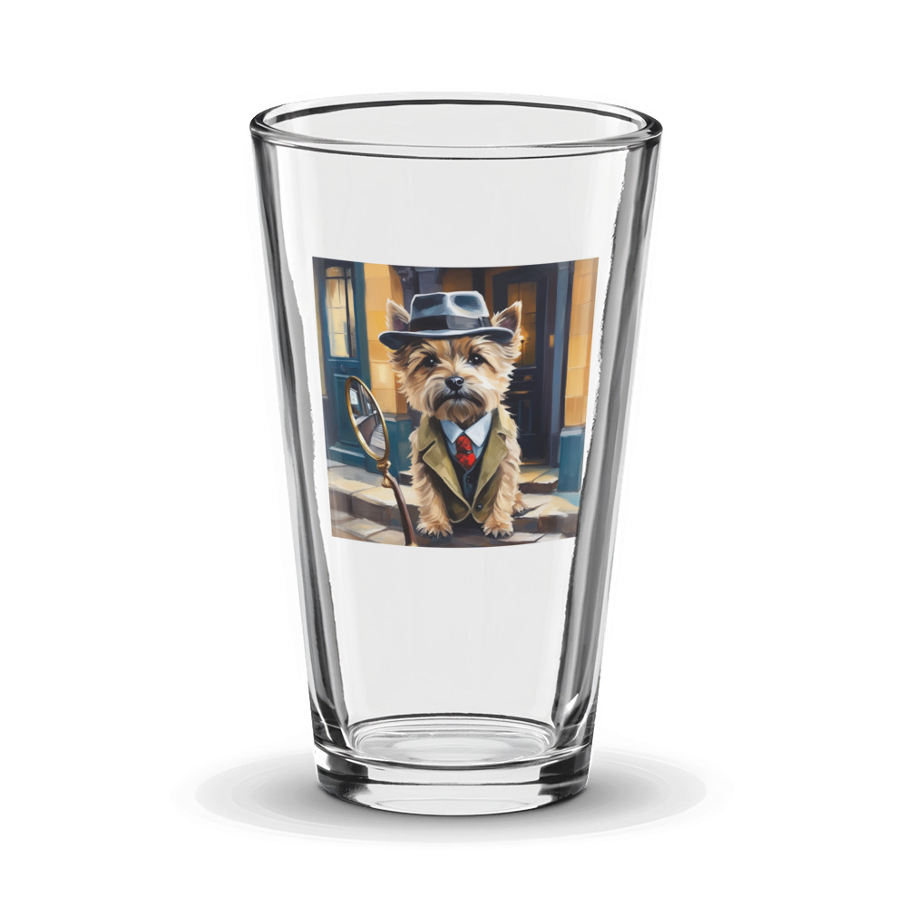 PugMug Custom Cairn Terrier Glass Tumbler