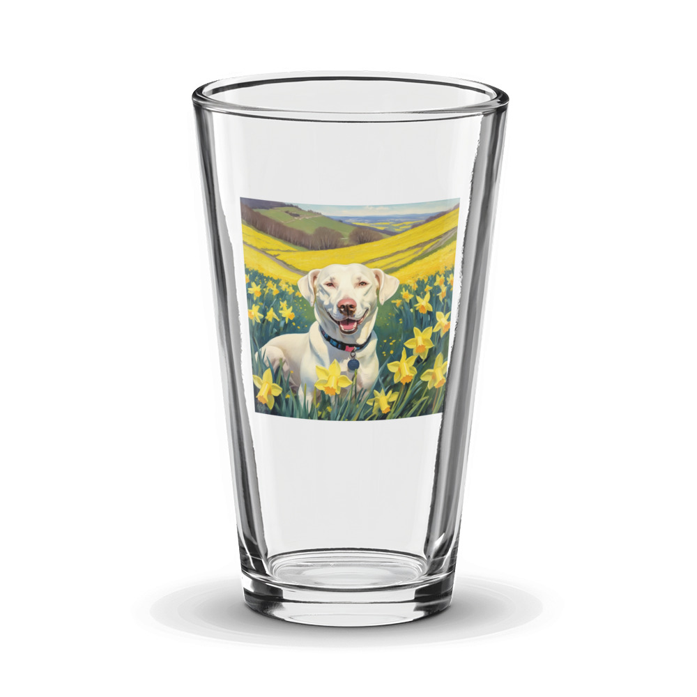 PugMug Custom Penny Glass Tumbler