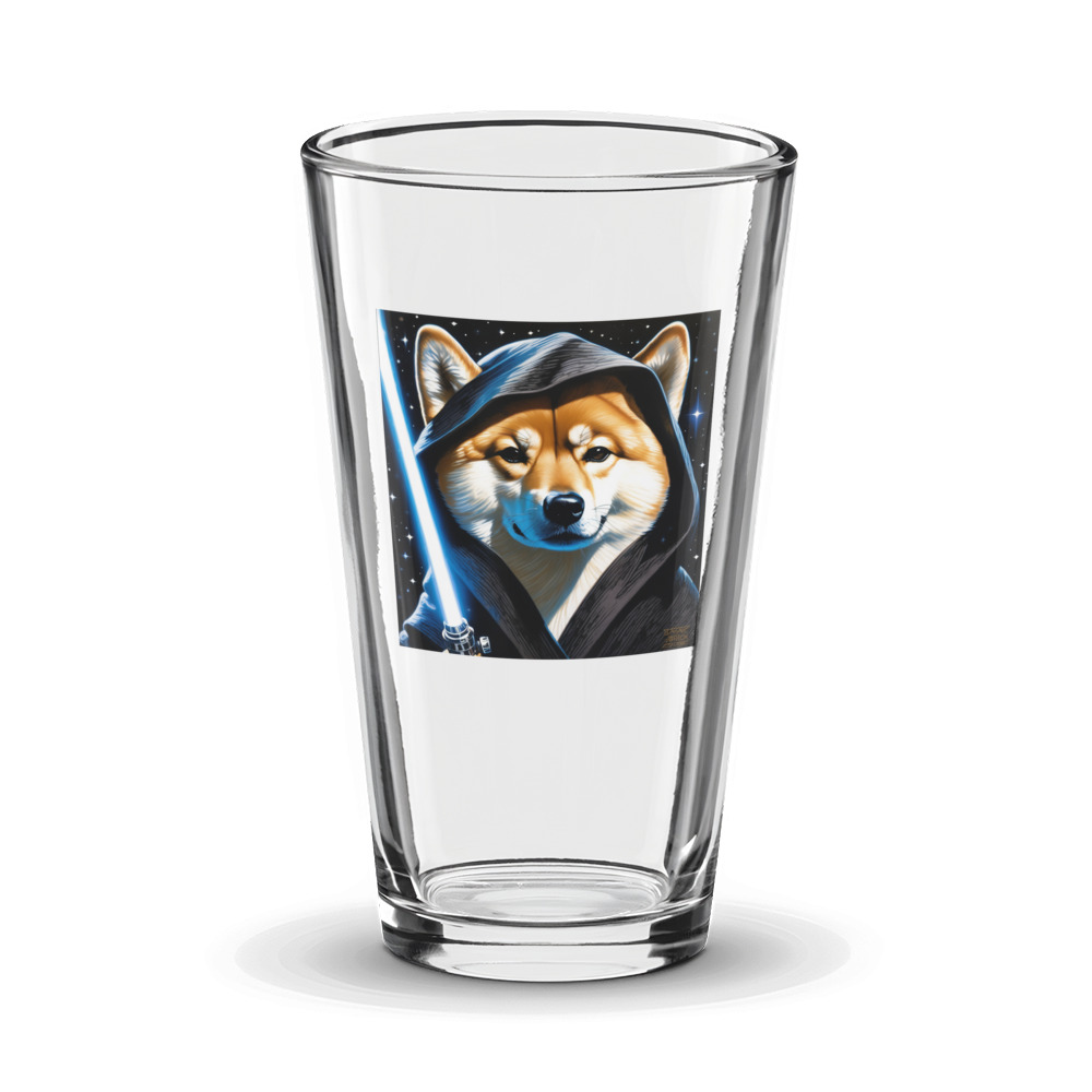PugMug Custom Shiba Inu Glass Tumbler