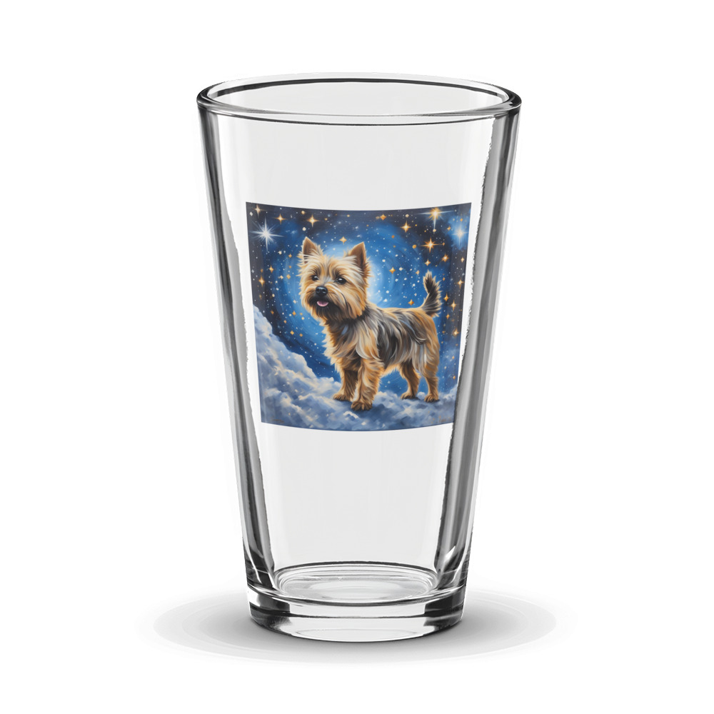 PugMug Custom Cairn Terrier Glass Tumbler