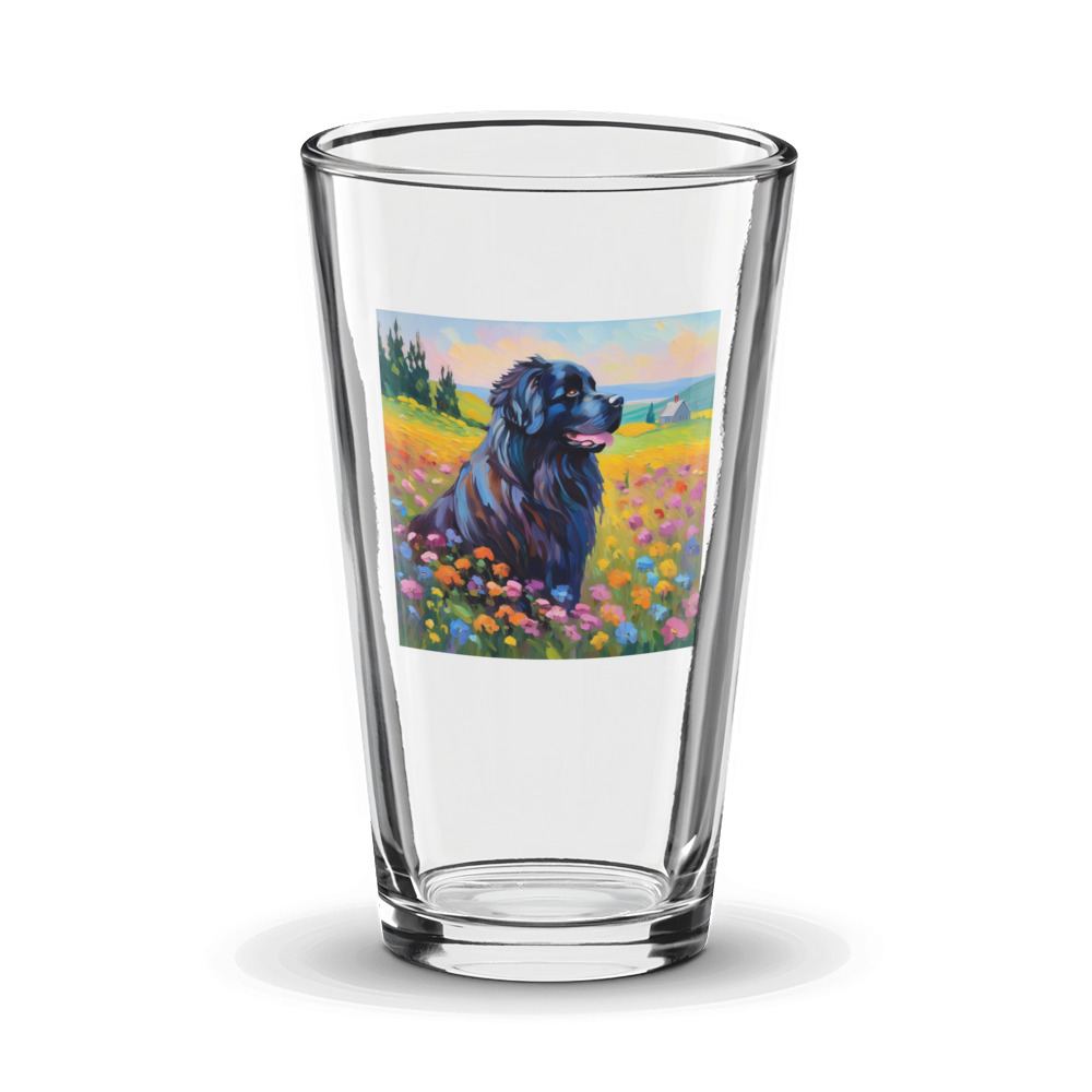 PugMug Custom Newfoundland Glass Tumbler