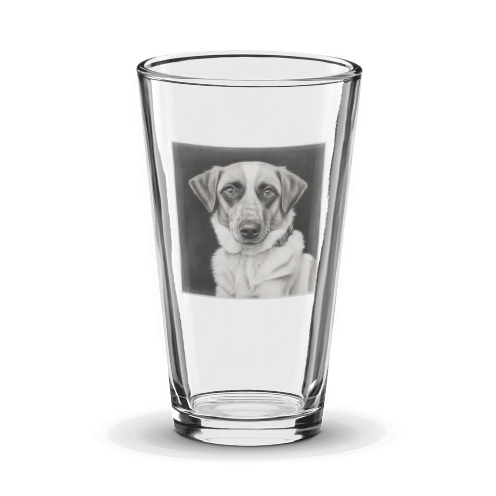 PugMug Custom Hazim Glass Tumbler