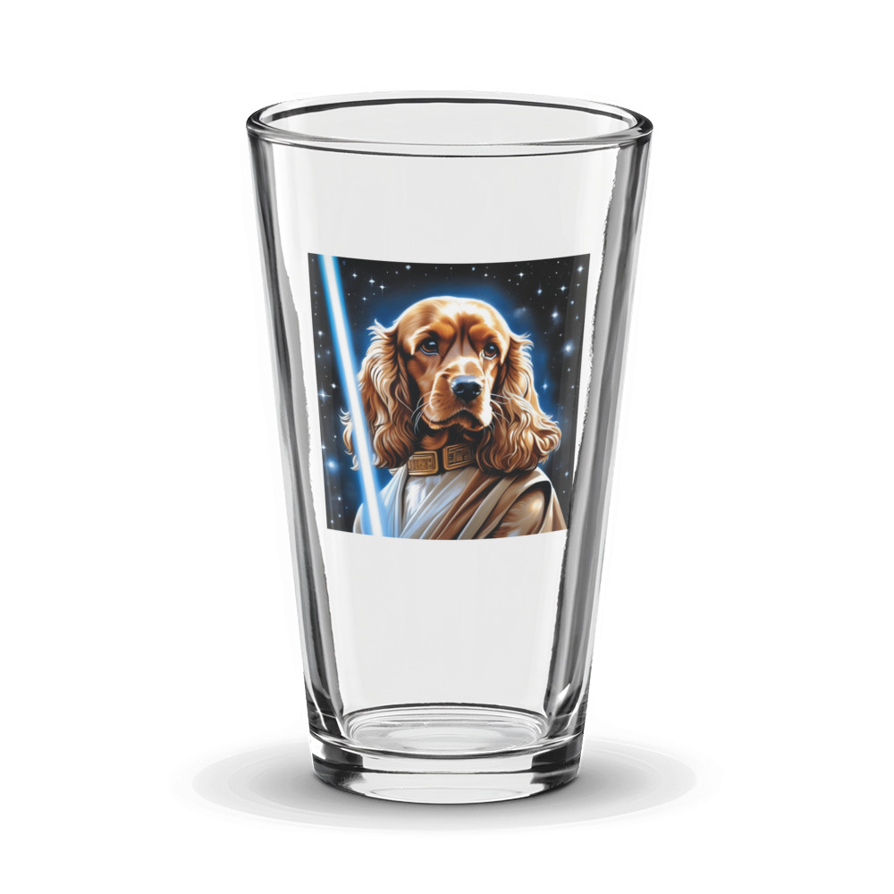PugMug Custom Cocker Spaniel Glass Tumbler