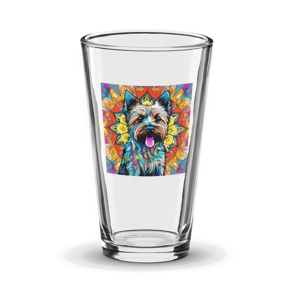 PugMug Custom Cairn Terrier Glass Tumbler