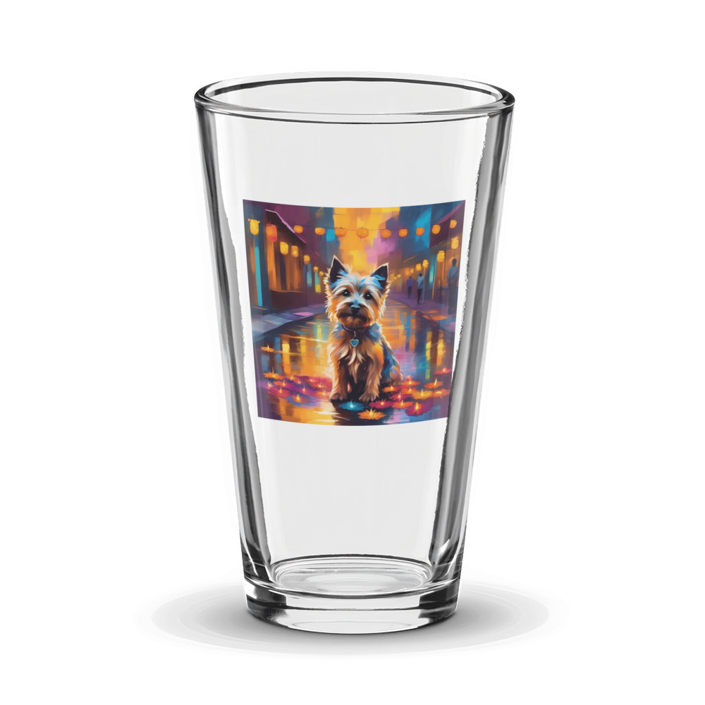 PugMug Custom Cairn Terrier Glass Tumbler