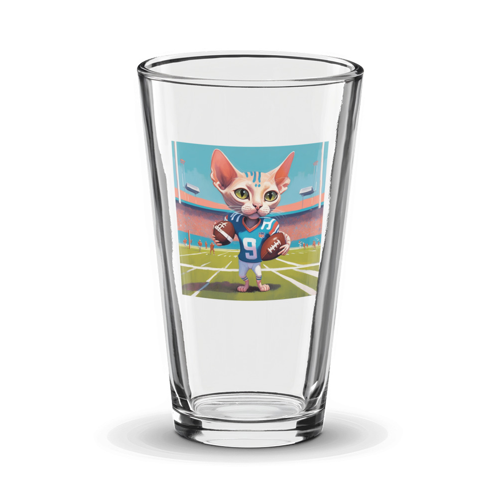 PugMug Custom Tabby Sphynx Cat Glass Tumbler