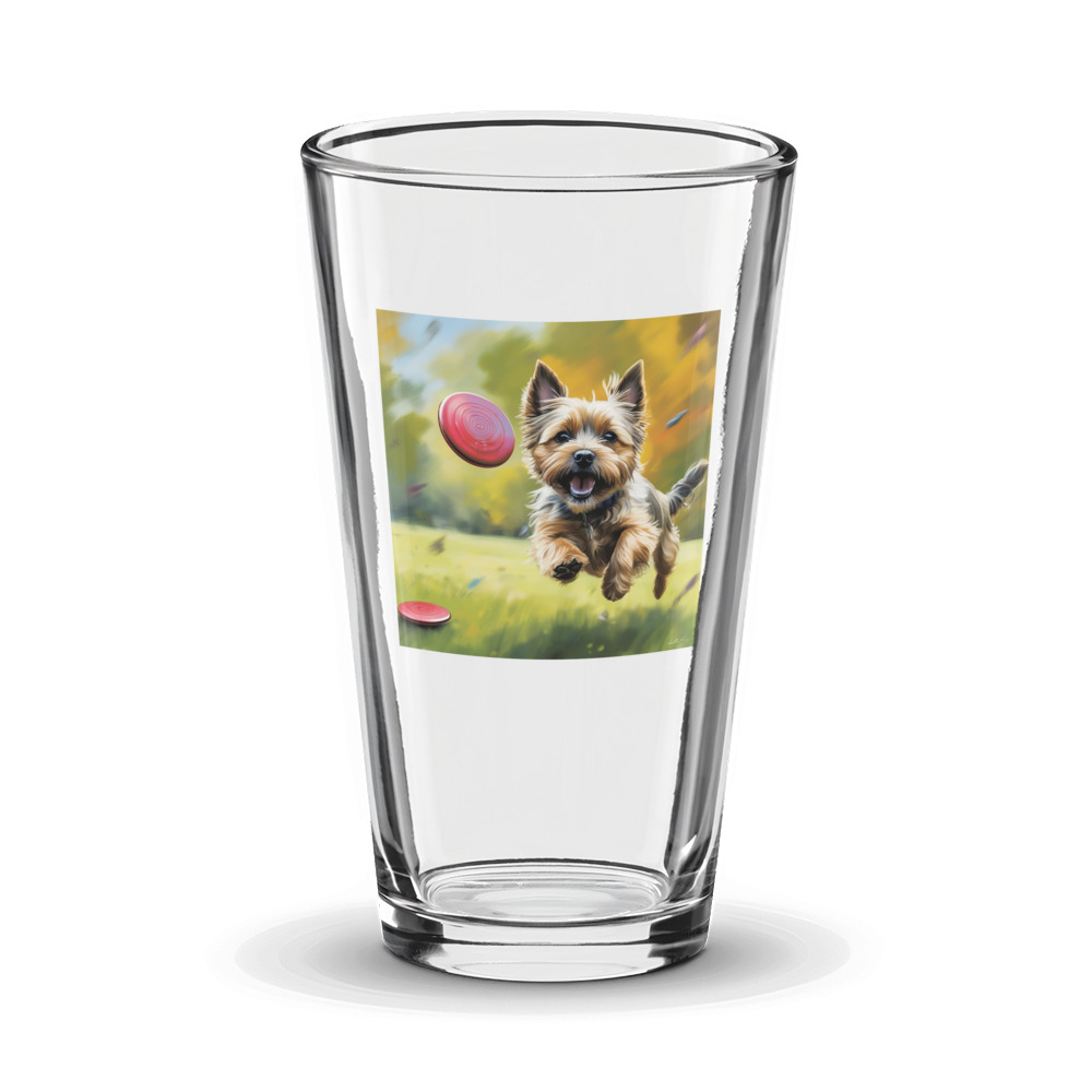 PugMug Custom Cairn Terrier Glass Tumbler