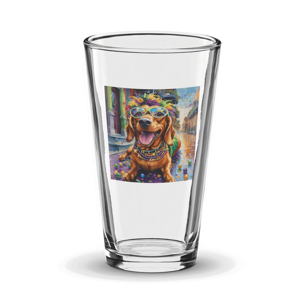 PugMug Custom Rex Glass Tumbler