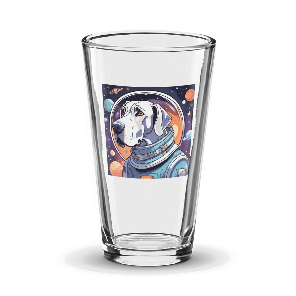 PugMug Custom Great Dane Glass Tumbler