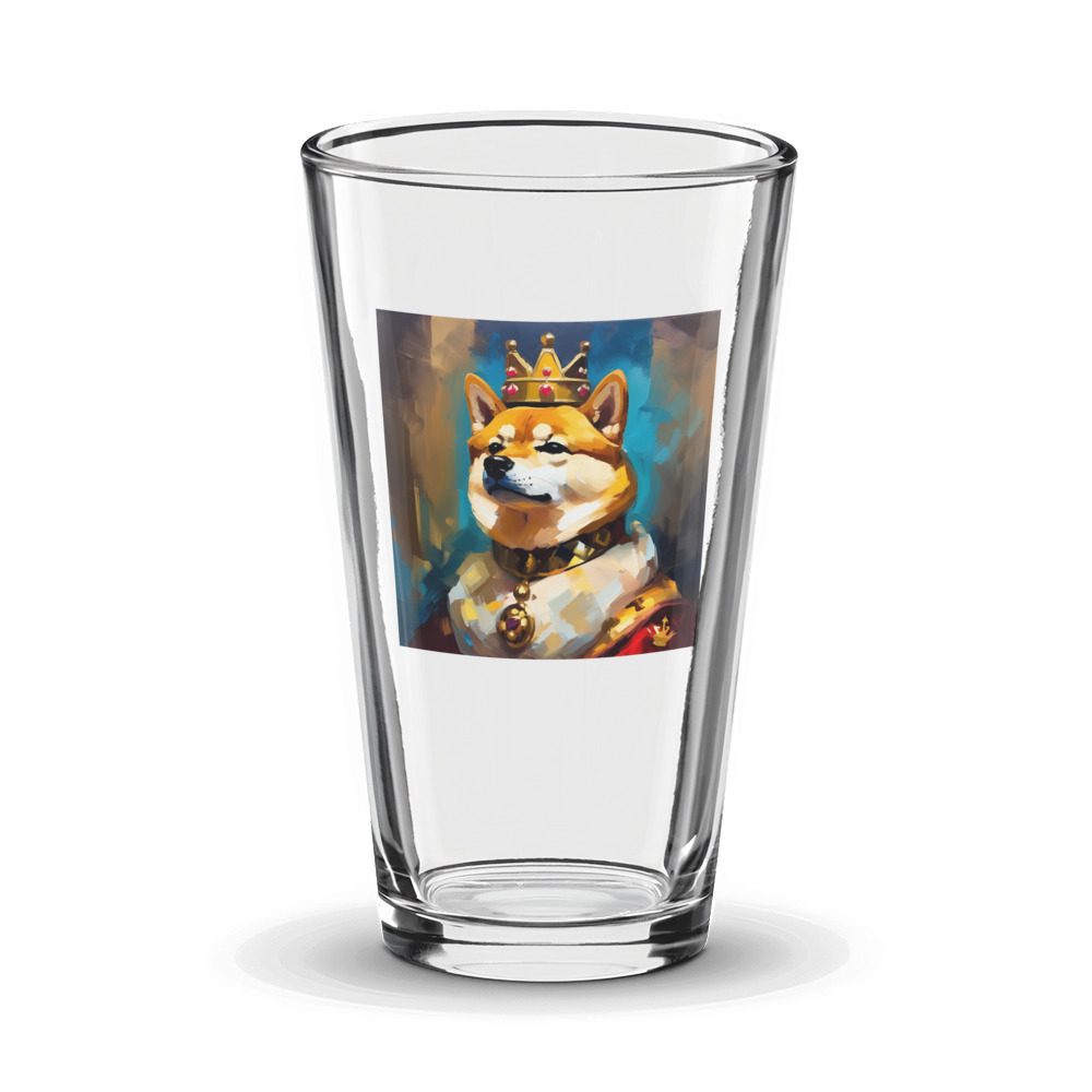 PugMug Custom Shiba Inu Glass Tumbler