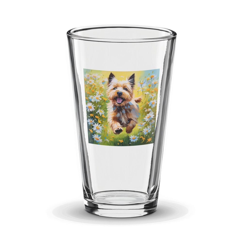 PugMug Custom Cairn Terrier Glass Tumbler
