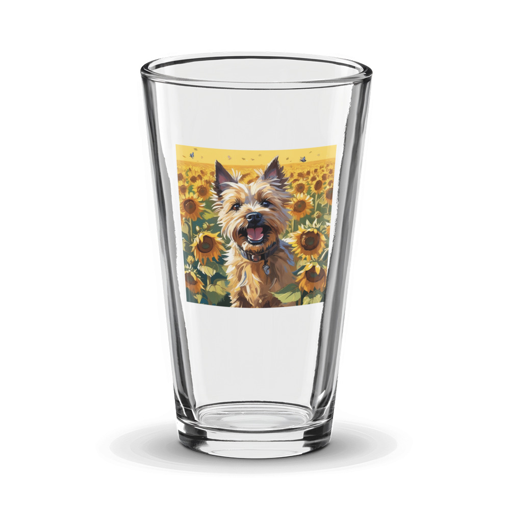 PugMug Custom Cairn Terrier Glass Tumbler