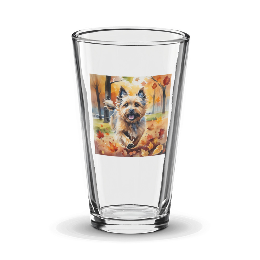 PugMug Custom Cairn Terrier Glass Tumbler