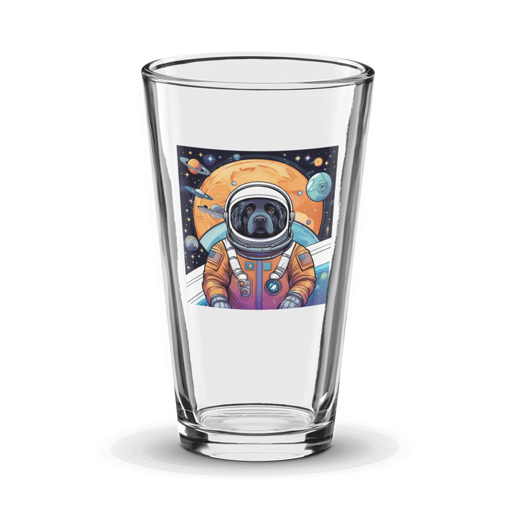 PugMug Custom Newfoundland Glass Tumbler