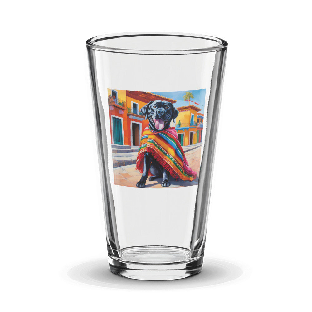 PugMug Custom Mastiff Glass Tumbler