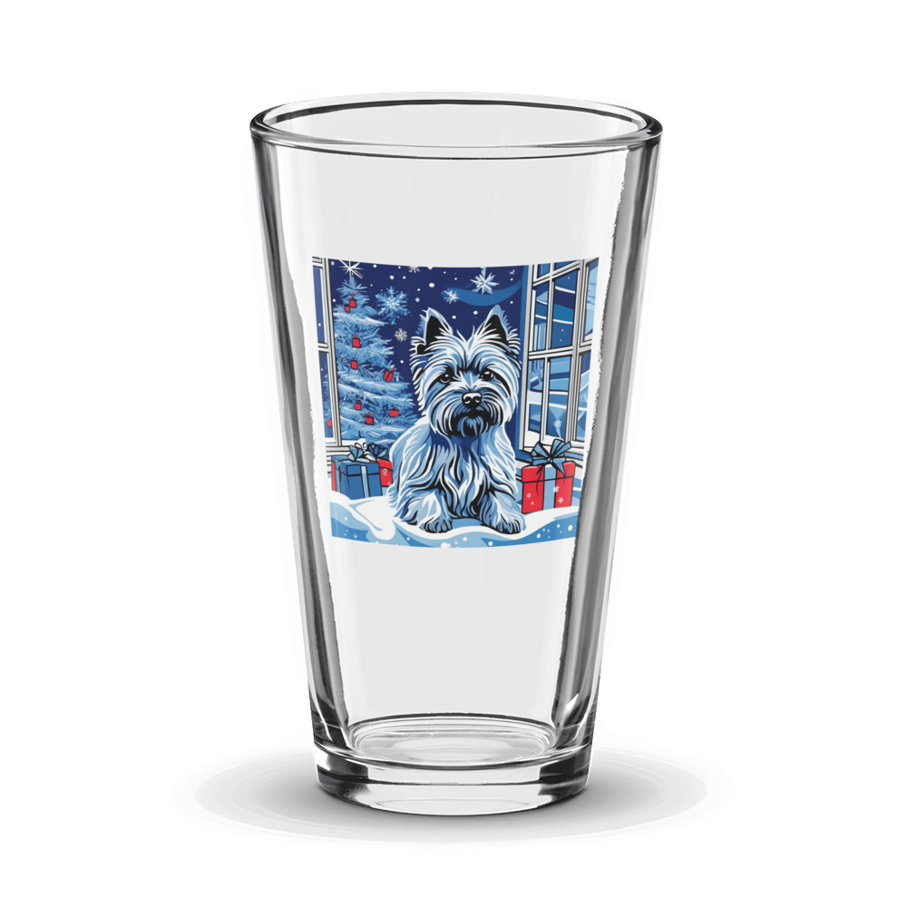 PugMug Custom Cairn Terrier Glass Tumbler