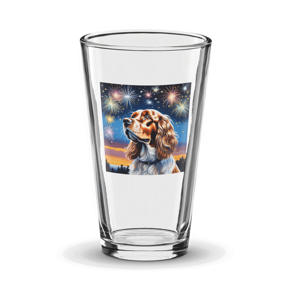 PugMug Custom English Cocker Spaniel Glass Tumbler