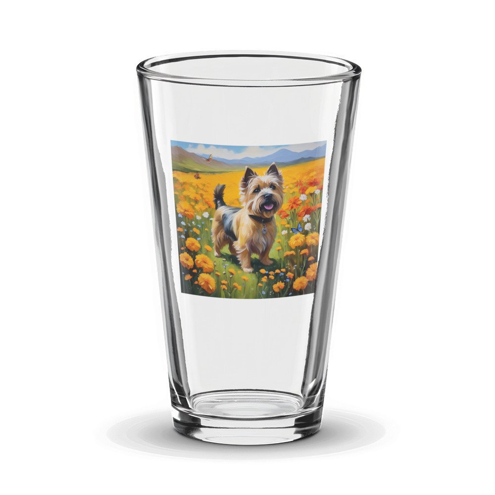 PugMug Custom Cairn Terrier Glass Tumbler