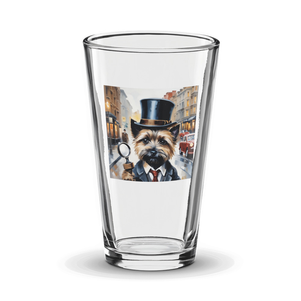 PugMug Custom Cairn Terrier Glass Tumbler