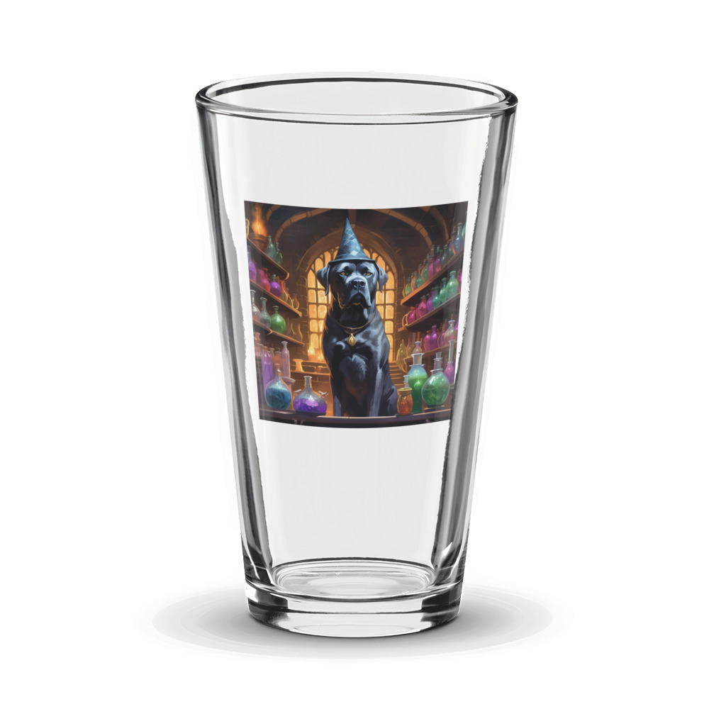 PugMug Custom Cane Corso Glass Tumbler