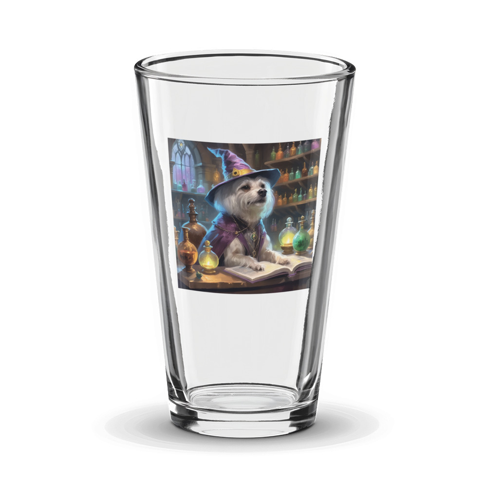 PugMug Custom Leo Glass Tumbler