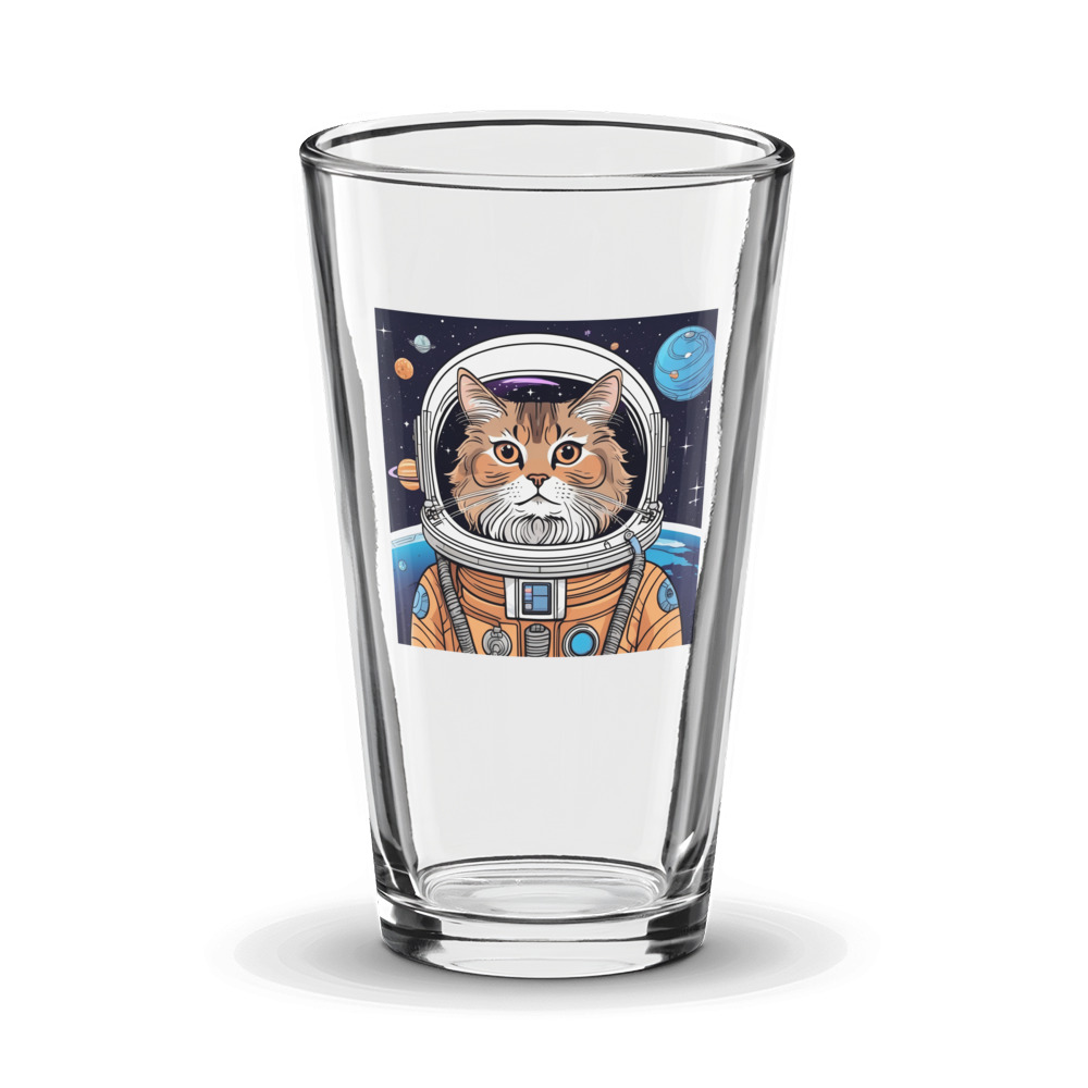 PugMug Custom Tabby Persian Cat Glass Tumbler