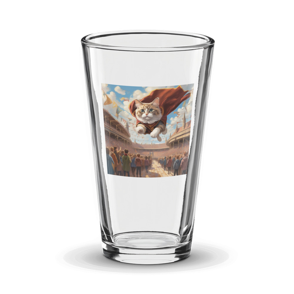 PugMug Custom Tabby Ragdoll Cat Glass Tumbler