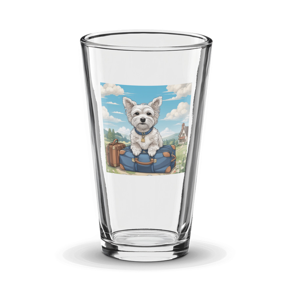 PugMug Custom Leo Glass Tumbler