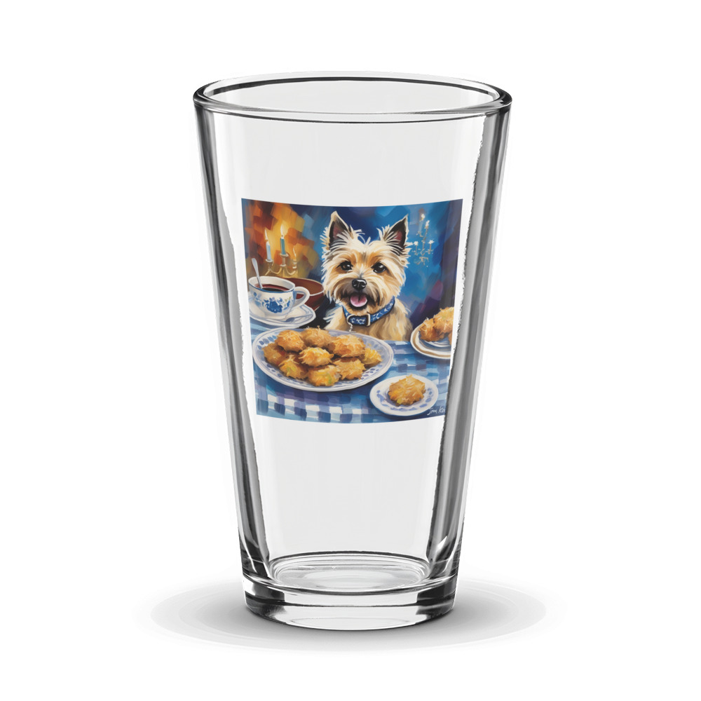 PugMug Custom Cairn Terrier Glass Tumbler