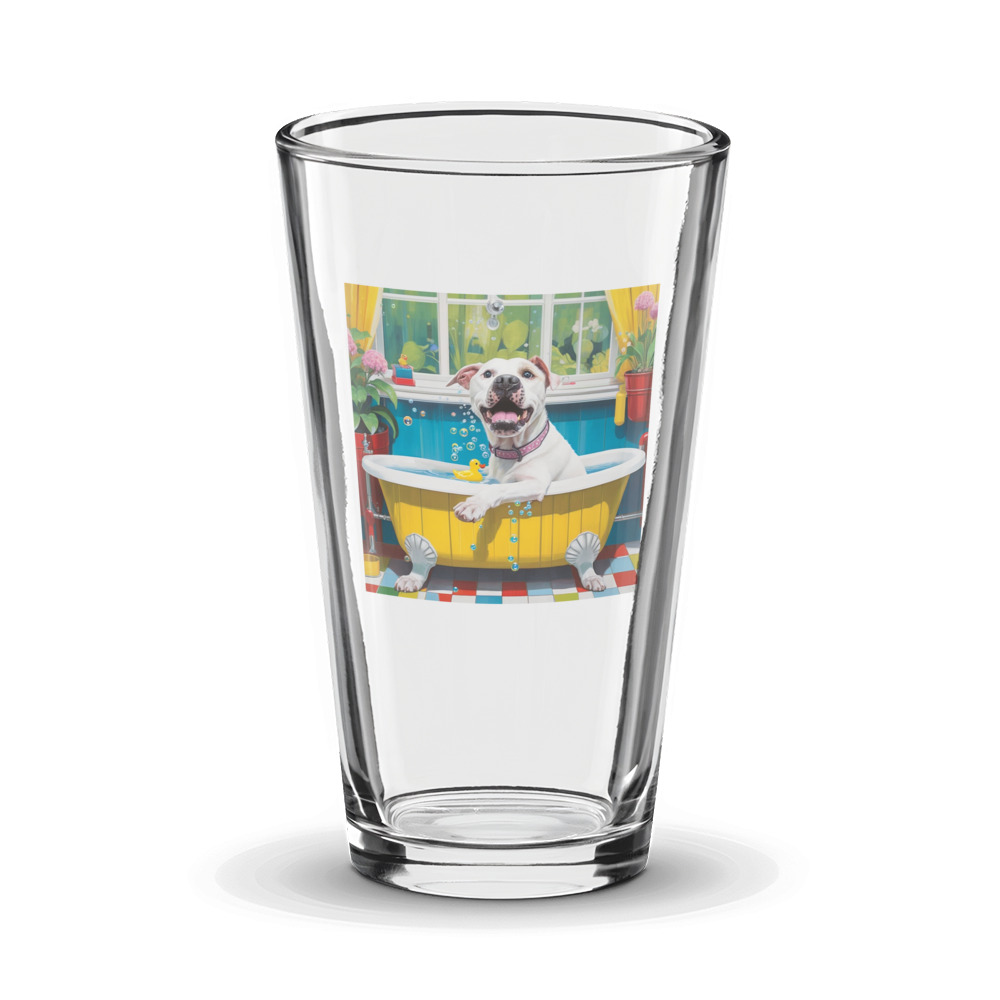 PugMug Custom Melody Glass Tumbler