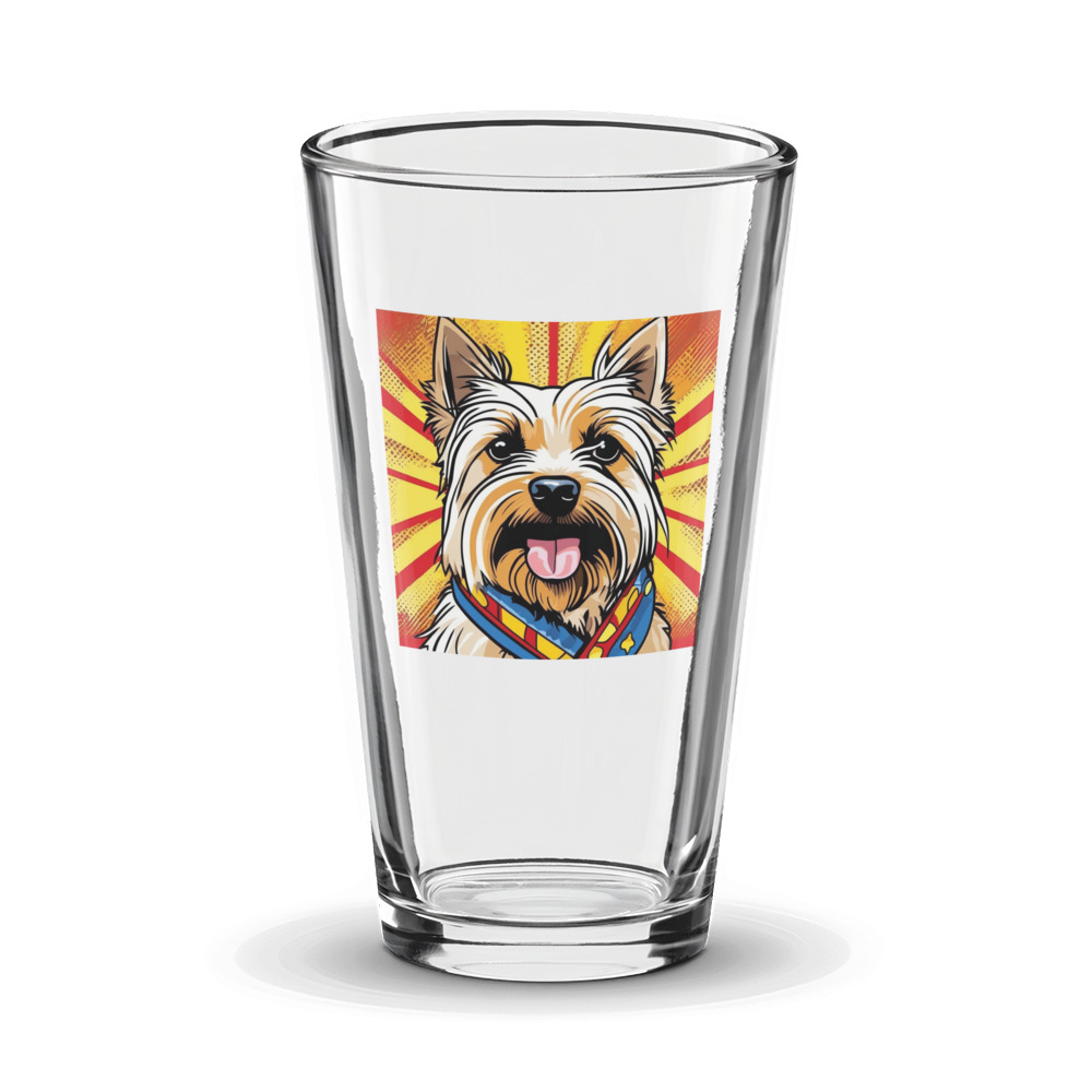 PugMug Custom Cairn Terrier Glass Tumbler