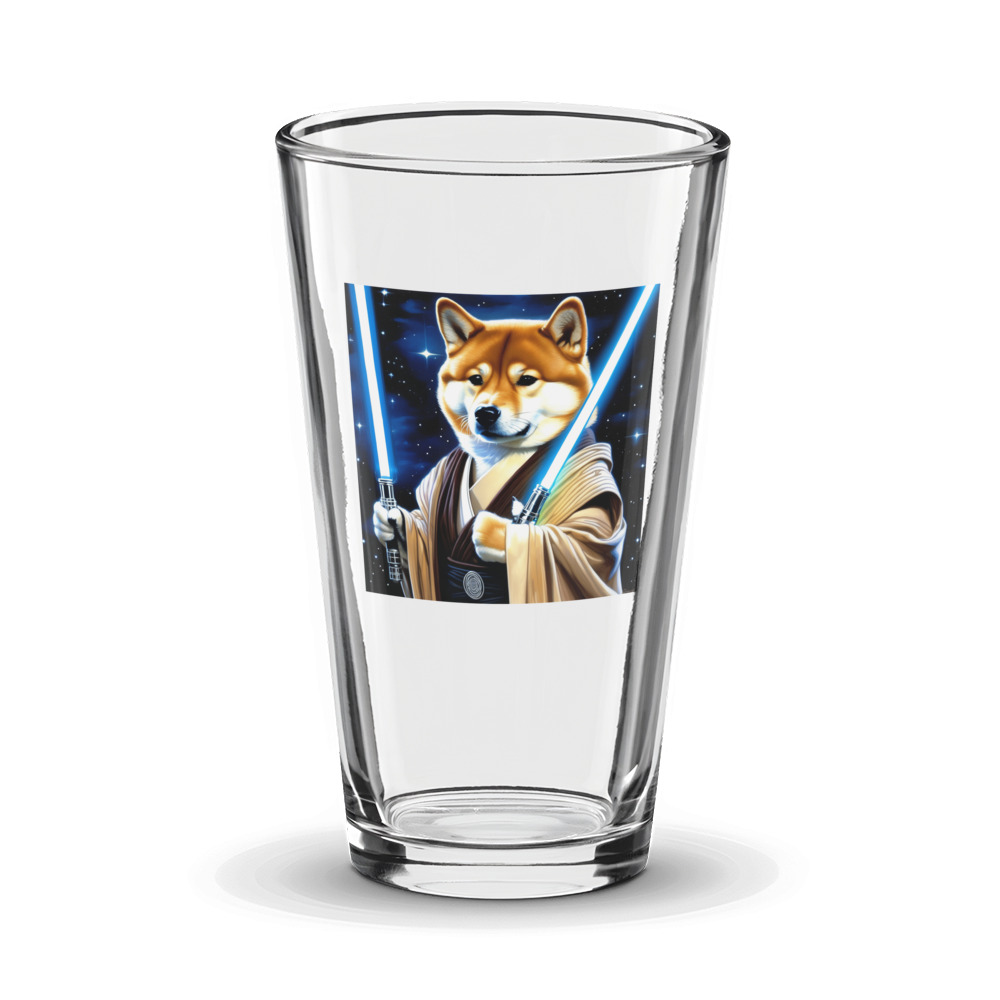 PugMug Custom Shiba Inu Glass Tumbler