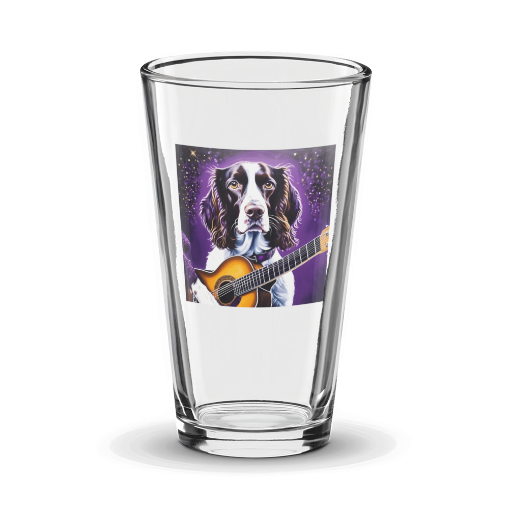 PugMug Custom English Springer Spaniel Glass Tumbler