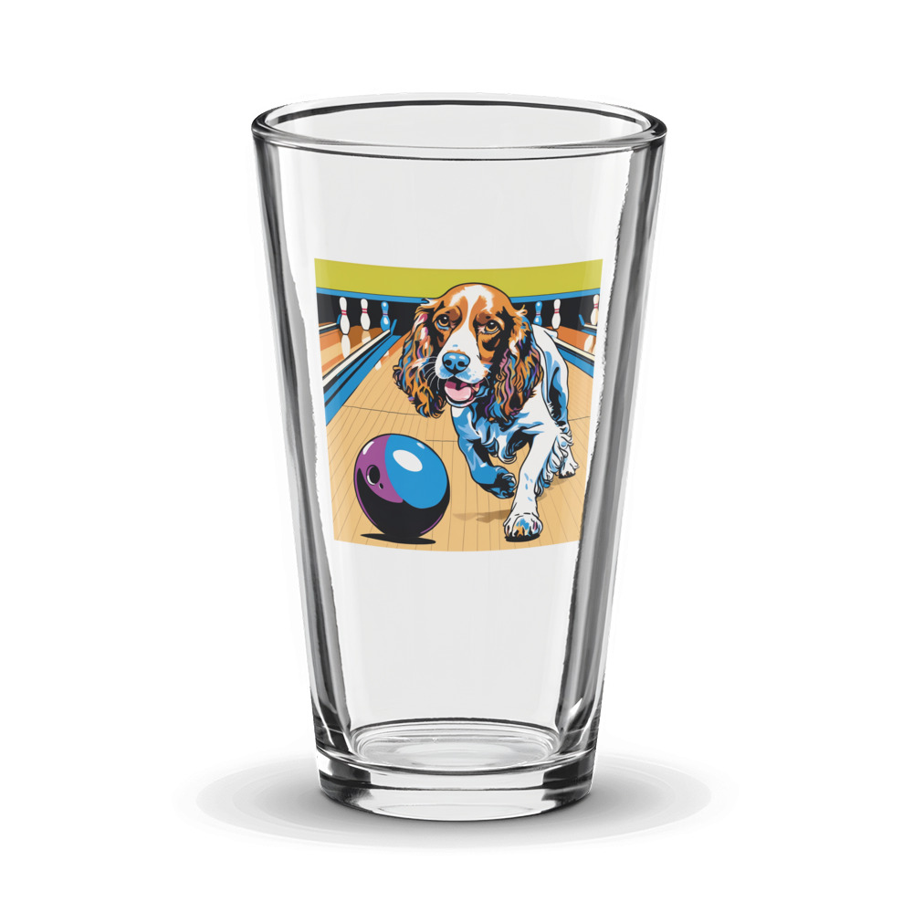PugMug Custom English Cocker Spaniel Glass Tumbler